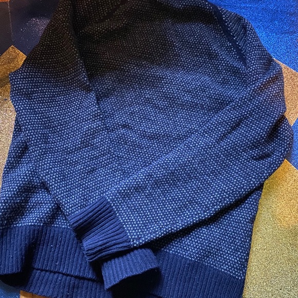 JCREW 100% LAMBSWOOL NAVY GREYISH EARTHY Sweater - Picture 5 of 5